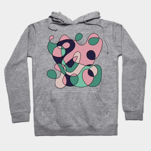 Surreal Shapes (Miro Inspired) Hoodie by n23tees